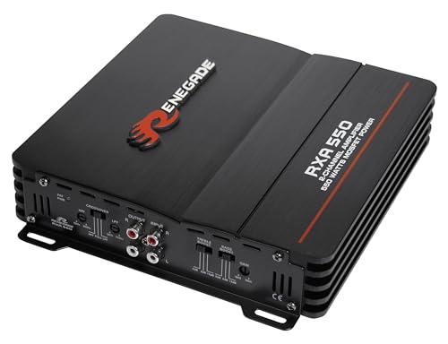Renegade RXA550-2 Kanal ClassA/B Car-Audio Verstärker | 550 Watt | brückbar und 2 Ω Stabilität
