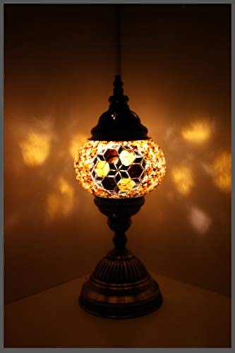 Mosaiklampe Mosaik - Tischlampe S Stehlampe orientalische lampe Gold Samarkand-Lights
