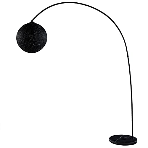 Filigrane Stehlampe COCOONING 205cm schwarz Kugelleuchte Stehleuchte Lampe Standlampe