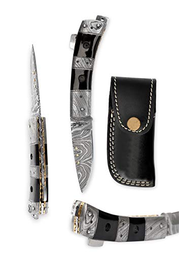 Perkin Knives La Main de Damask Taschenmesser – schönes Klappmesser