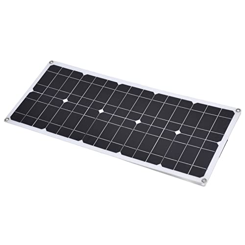 50w Solarpanel, Solarpanel Flexibler monokristalliner Dual-USB mit dünnem und leichtem Design für den Außen- und Innenbereich