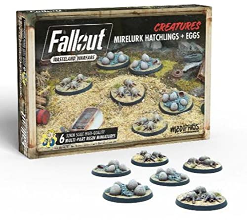 Modiphius Entertainment Fallout Wasteland Warfare Creatures Mirelurk Hatchlings and Eggs