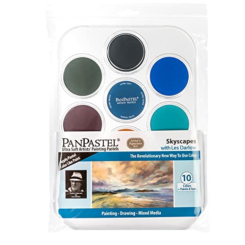 Colorfin, PanPastel Artists Pastels, 10-Color Les Darlow Skyscapes Set (30089)