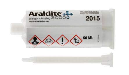 Araldite 2015-1 Epoxid-Kleber, 2-Komponenten-Klebstoff, feuchtigkeitsbeständig, 50 ml