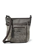 TOM TAILOR Juna Damen Umhängetasche Crossbody Bag Klein Grau