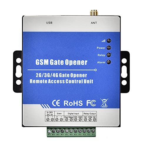 GSM Toröffner RTU5025 Wireless Garagenöffner Türzugangssteuerung Relaisschalter SMS Befehl(EU)