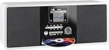 Imperial DABMAN i200 CD Internetradio/DAB+ Radio Digitalradio mit CD Player (Stereo Sound, Internetradio/DAB+ / DAB/UKW, WLAN, LAN, Bluetooth, Aux-In, Line-Out, Spotify) weiß