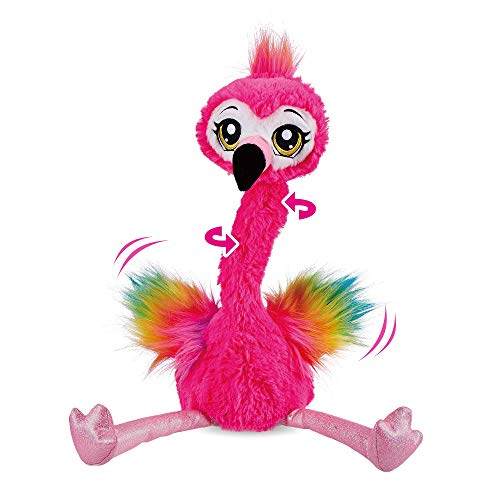 Pets Alive - Frankie der lustige Flamingo - Interaktives Plüschtier, tanzt zu 3 Liedern