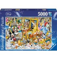 Ravensburger Puzzle 17432 - Micky als Künstler - 5000 Teile Puzzle für Erwachsene und Kinder ab 14 Jahren, Disney Puzzle mit Micky Maus
