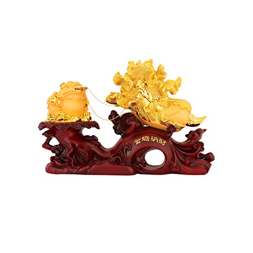 Kunstdekoration Goldene Kröte Statue Dekoration Wohnzimmer Schreibtisch Dekoration Toad Kohl Dekoration Shop Eröffnung Geschenk Geld Kröte Feng Shui Gerät desktop dekorationen