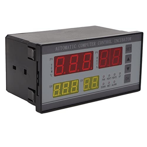 Pssopp Inkubator-Temperatur-Feuchtigkeits-Regler Digitaler Temperaturregler Intelligenz Ei-Inkubator-Regler Thermoregulator für Geflügel-Ei-Inkubator