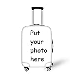 Personalisierte Kofferhülle - Benutzerdefinierte Gepäckabdeckung - Fügen Sie Ihr Eigenes Foto Hinzu Name Text Unterschiedliches Design Passen Sie Die Elastische Kofferabdeckung An,Bild,XL