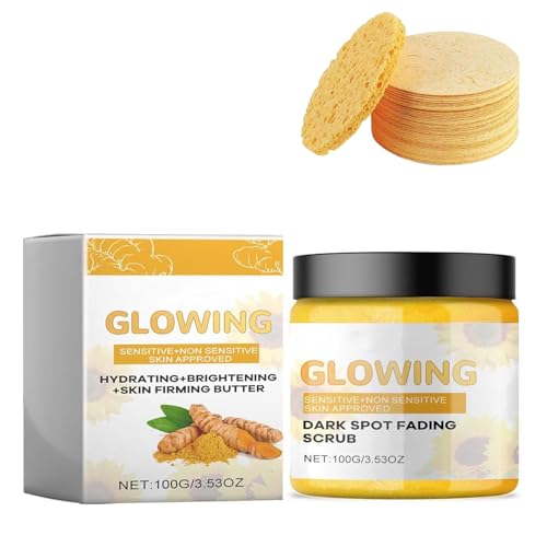 Glow Combo Skincare Set, Glow Combo, Turmeric Glow Combo Skincare Set, Glow Combo Skincare Set Turmeric, Turmeric Glow Face Wash, Turmeric Skin Care Set (Face Scrub)