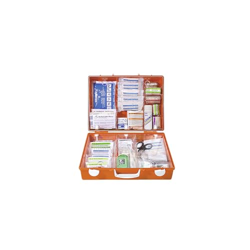 Söhngen 0360119 Erste-Hilfe-Koffer Maschinenbau DIN 13 157 + Erweiterungen Orange