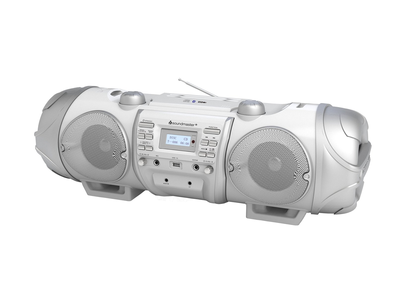 Soundmaster SCD8000WE Radiorekorder ( CD-Player,MP3 )