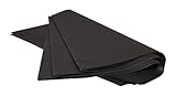 Clairefontaine 393629C Ries (mit 480 Blatt Seidenpapier, 50 x 75 cm, 18 g/qm, ideal für Deko und Bastelprojekte) 1 Ries schwarz