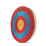 KAINOKAI Traditionelles handgemachtes Zielscheibe aus Stroh Stohzielscheibe Bogenschießen-Ziel (A:Traditionelles Ziel DUR Φ:19.7in / 3 Schichten)