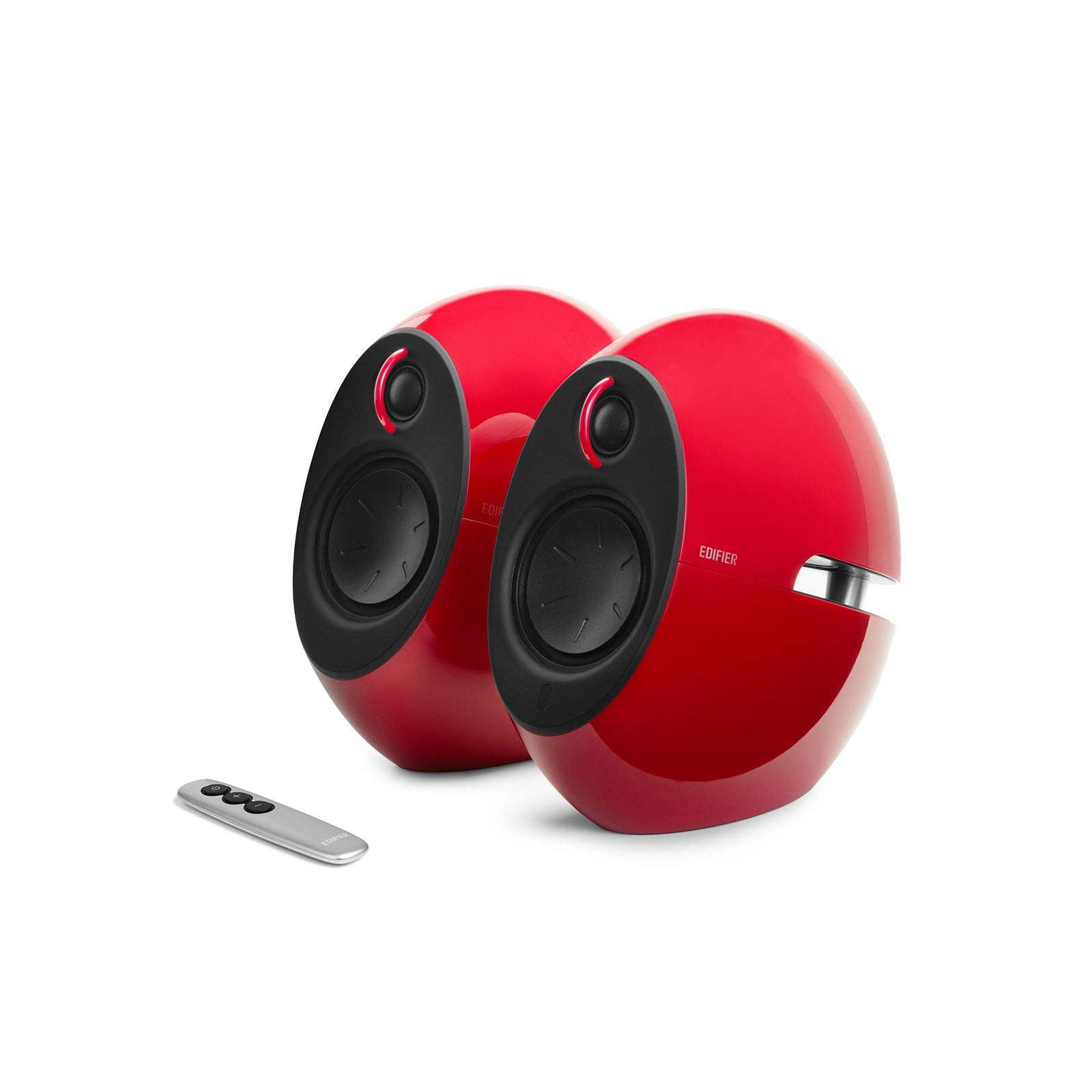 Edifier Luna E25 Design-Lautsprecherset mit Bluetooth (74 Watt), rot E25HD RED