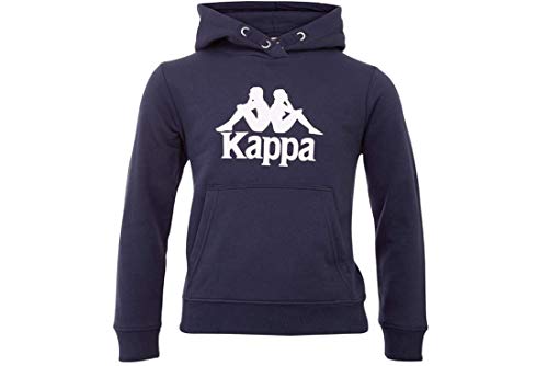 Kappa Kinder Taino Hooded Sweatshirt, Navy, 164