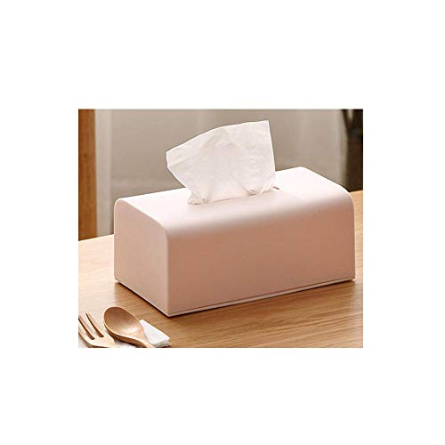 ZXGQF Tissue Box Kunststoff Wasserdicht Rosa Papier Handtuchhalter Für Zuhause BüroAuto Dekoration Hotel Zimmer Tissue Box Halter, A