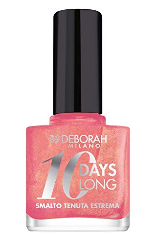 Deborah Nagellack 10 Days Long Nr. 898 Princess Pink, hält bis zu 10 Tage ohne Ausbesserung oder UV-Lampe, für gepflegte und strahlende Nägel