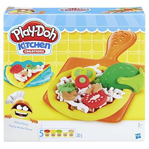 Play-Doh Hasbro B1856EU6 - Pizza Party, Knete
