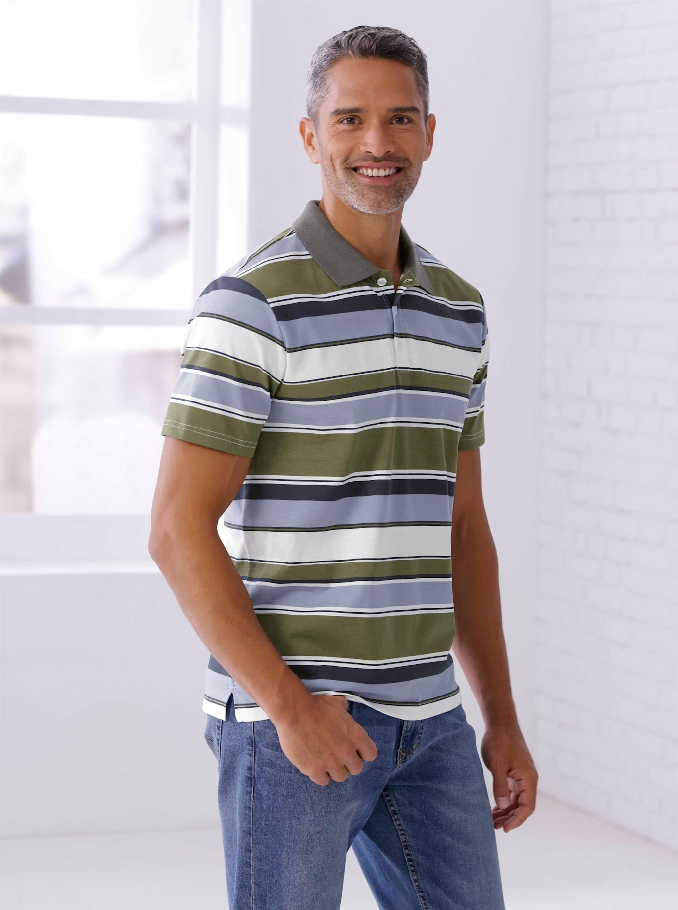 Classic Poloshirt "Poloshirt Halbarm", (1 tlg.)