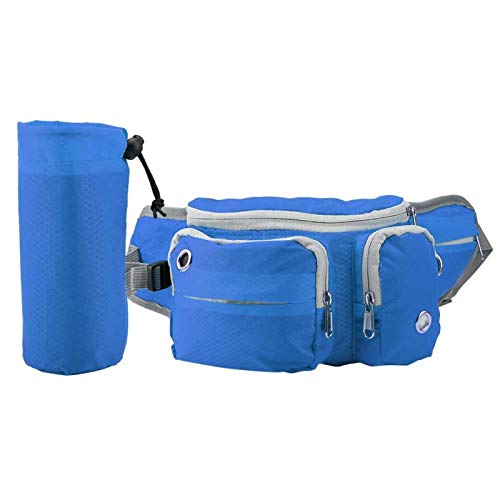 EVTSCAN Dog Treat Bag für das Training, Taillenaufbewahrungstasche, Reisezubehör-Trainingsbeutel Hände frei Taillengürtel Gürteltasche(Blau)