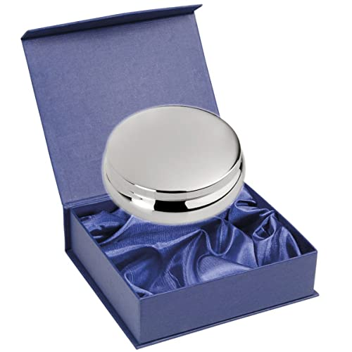 SILBERKANNE Dose Pillendose Zahndose Haardose 5,5x2 cm zweiteilig Silber 925 Sterling in Premium Verarbeitung. Fertig zum verschenken mit schicker Geschenkverpackung