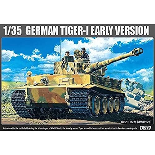Academy AC13239 - 1/35 Tiger-I Frühe Version Panzer mit Inneneinrichtung
