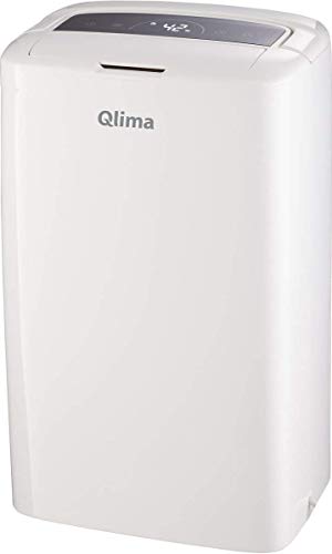 Qlima Spritzwassergeschützter Luftentfeuchter 75 m³ 1,8 L Weiß Raumentfeuchter