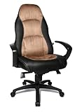 Topstar Bürostuhl Chefsessel Speed Chair inkl. Armlehnen schwarz/hellbraun