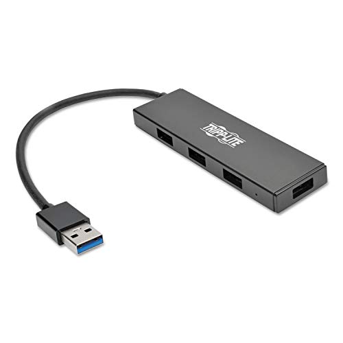 Tripp Lite U360-004-SLIM Tripp Lite Ultraschlanker, tragbarer USB 3.0 SuperSpeed-Hub mit 4 Anschlüssen (U360-004-SLIM)