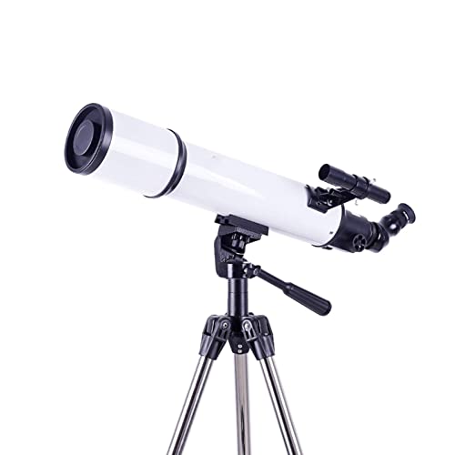 Teleskop für Kinder und Anfänger, 80 mm Apertur, 600 mm astronomisches Refraktor-Teleskop, Reiseteleskop mit Tragetasche, höhenverstellbares Stativ