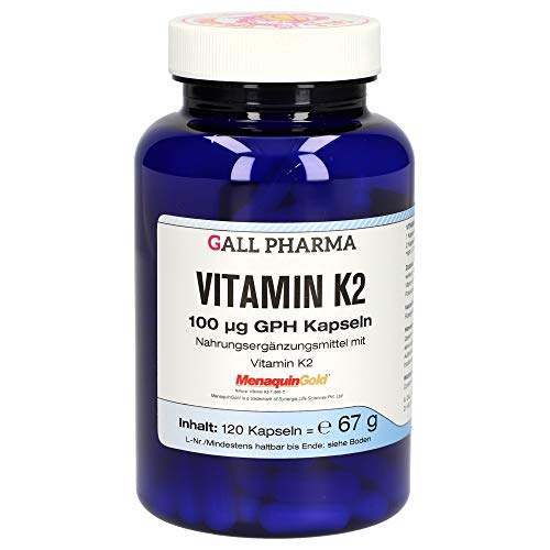 Gall Pharma Vitamin K2 100 Mikrogramm GPH Kapseln, 120 Stück, 1er Pack (1 x 120 Stück)