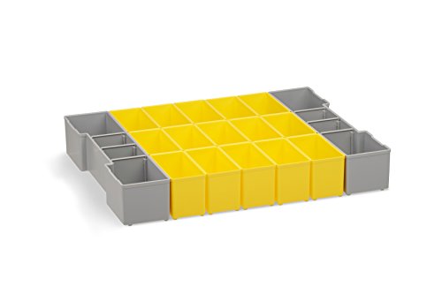 Werkzeugkoffer Set | Bosch Sortimo L-BOXX 102 Insetboxenset B3 | Erstklassige Sortierboxen für Kleinteile | Ideale Kleinteilemagazin Alternative