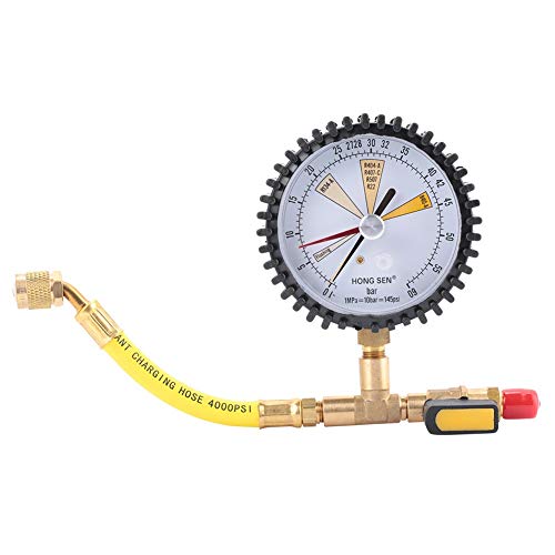 Stickstoffregler - Stickstofftest Manometer-Drucktest-Tabelle für Kältemittel- / Auto- / Klimaanlagen-Drucktest