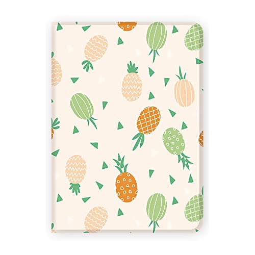 Hülle Für 6.8" Kindle Paperwhite 11. Generation-2021/Kindle Paperwhite 2021 Signature Edition – Cartoon-Ananas-Print Smart Slim Shell Premium-Lederhülle Mit Auto Wake/Sleep, Kindle Paperwhite 5/6