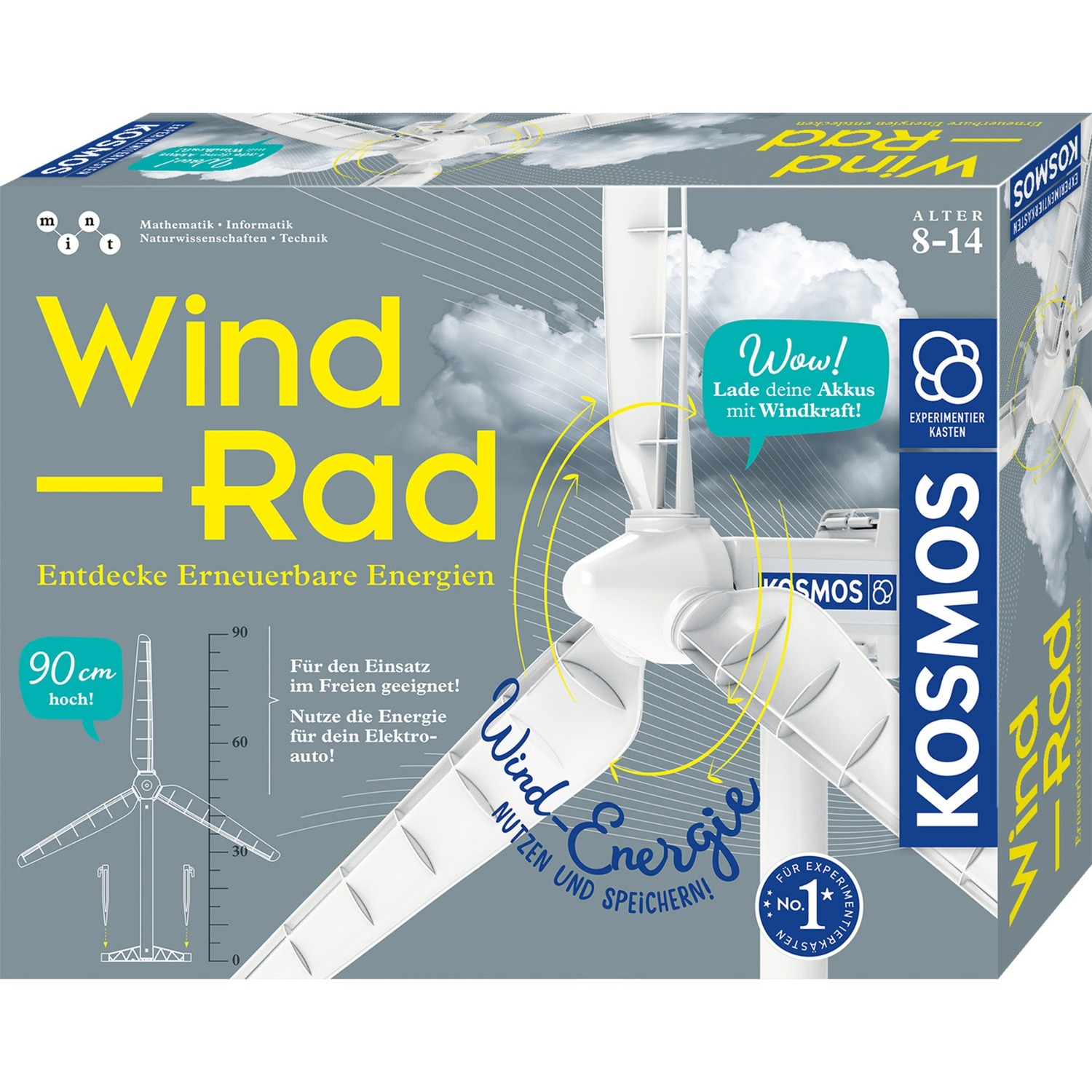 Wind-Rad, Experimentierkasten