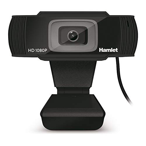 Hamlet HWCAM1080 Webcam 2 MP 1920 x 1080 Pixel USB 2.0 Schwarz