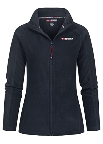 Geographical Norway Damen Fleece Jacke Tug Lady Outdoorjacke Weste Stehkragen, navy, Gr:XXL