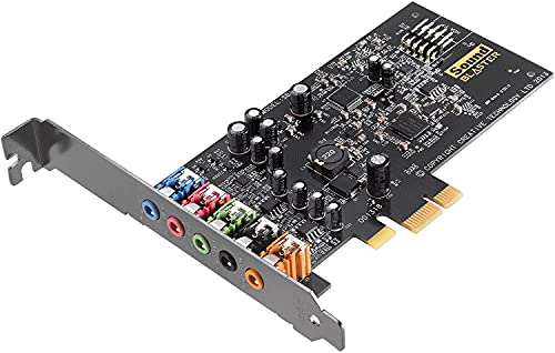Creative Sound Blaster Audigy FX PCIe-Soundkarte (SBX Pro Studio, 5.1-Surround-Sound, leistungsstarker Kopfhörerverstärker)
