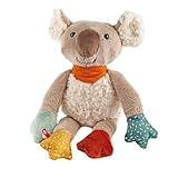 sigikid 43219 Kuscheltier Koala Patchwork Sweety, Yellow für Mädchen und Jungen von 0 bis 8 Jahren