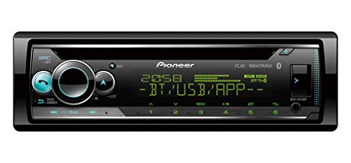 Pioneer DEH-S520BT , 1DIN Autoradio , CD-Tuner mit RDS , Bluetooth , MP3 , USB und AUX-Eingang , RGB - Beleuchtung , Freisprecheinrichtung , Smart Sync App , 13-Band Equalizer , Spotify