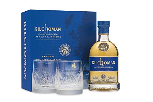 Kilchoman 'Machir Bay', Gift Pack mit 2 Gläser, 46% Geschenkset