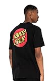 T-Shirt Santa Cruz Classic DOT Chest Black (Herren), Schwarz , Medium