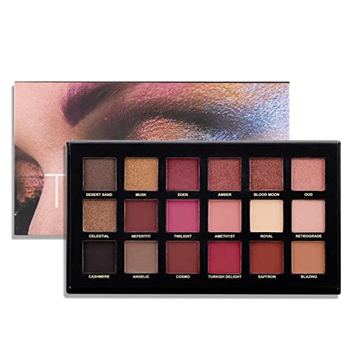 Zceplem 5 Pcs Augen-Make-up-Palette | Hochpigmentierte mischbare Lidschatten-Paletten Make-up,Augen-Make-up für Anfänger Alle Hauttöne zum Schattieren und Konturieren von Smokey Eyes