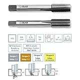 Izar 76354 - 2 männliche Hand Set für Metall HSS DIN2181 (MF) 39,00 x 1,50