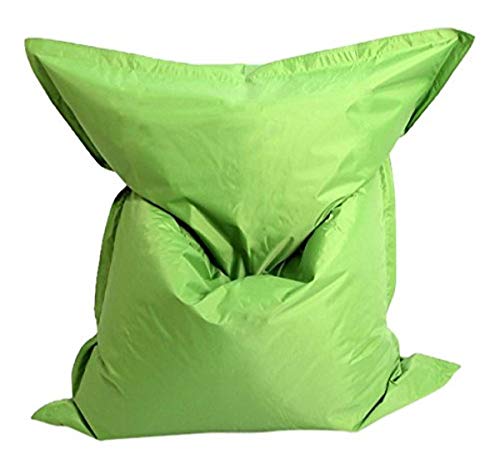 MESANA S-10075/27 Premium Outdoor Riesensitzsack Mr. Big mit Innensack, 140 x 180 cm, grün