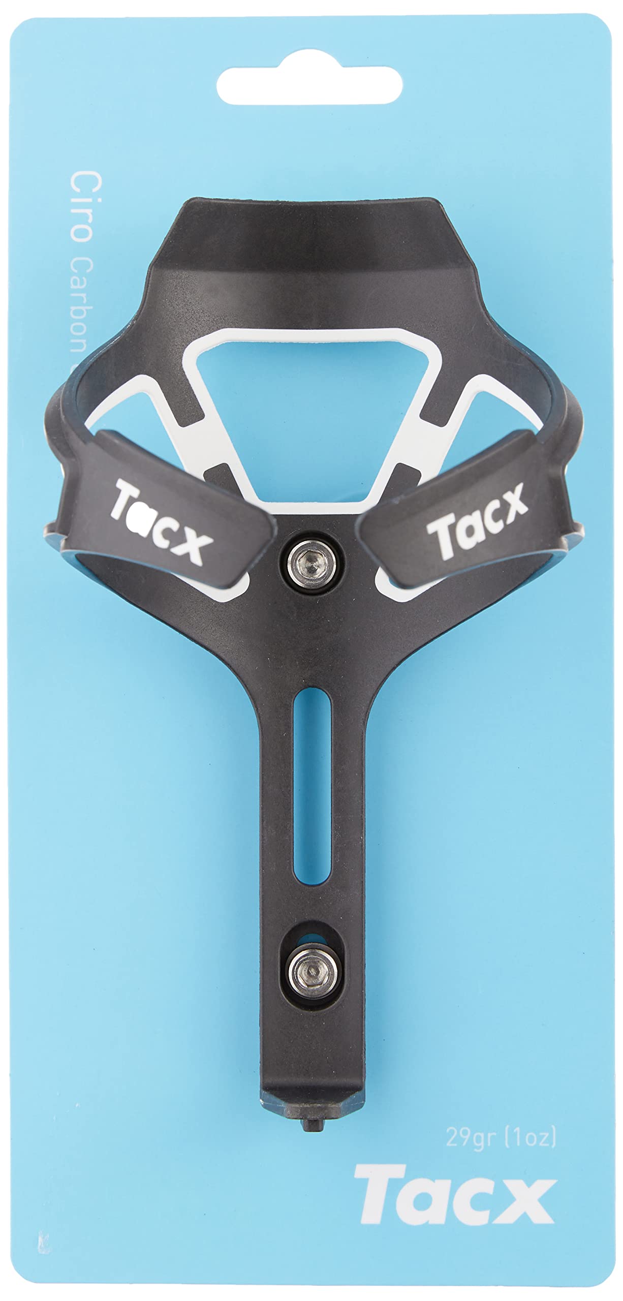 Tacx Unisex-Adult T6500.24 Flaschenhalter Ciro, Weiß, Uni, Bianco, Einheitsgröße